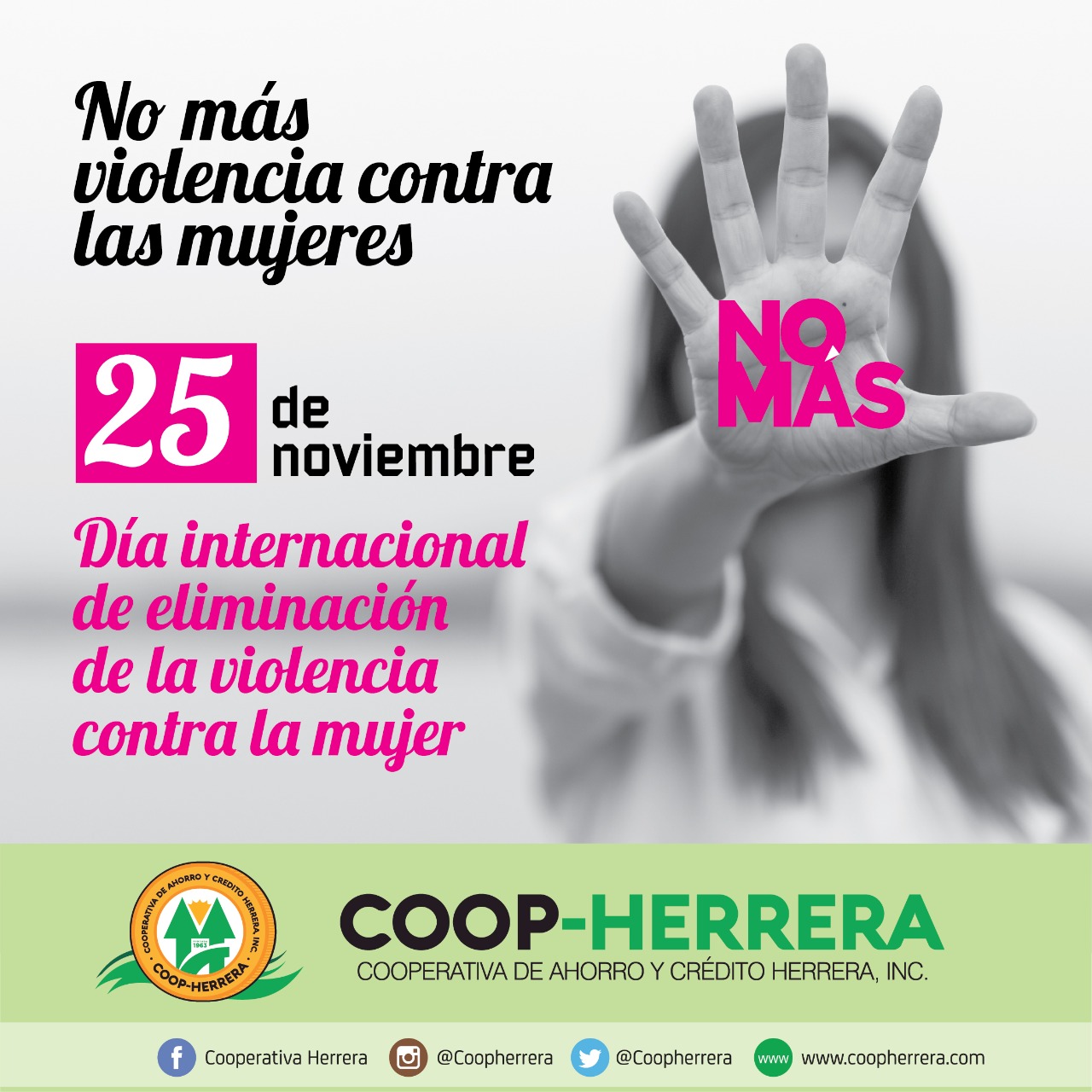 No Mas Violencia Contra La Mujer Coopherrera 5943